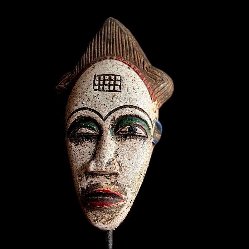 african Mask Hand Carved Wooden Wall Décor Tribe Art Guru People Mask-9604