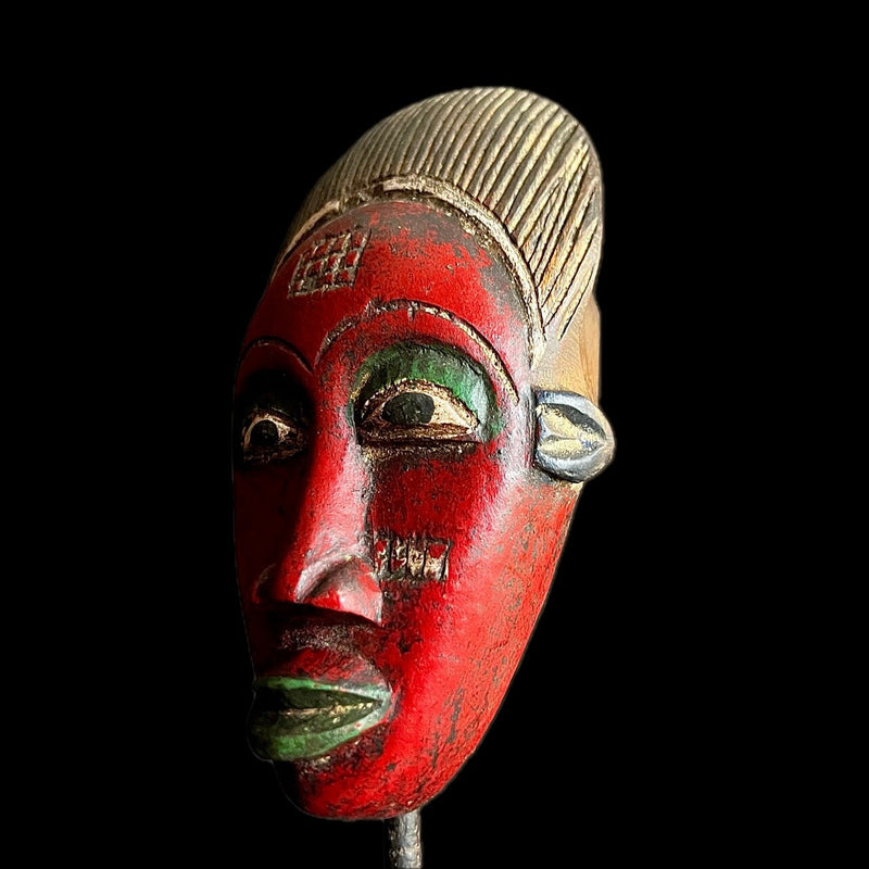 african Mask Hand Carved Wooden Wall Décor Tribe Art Guru People Mask-9606