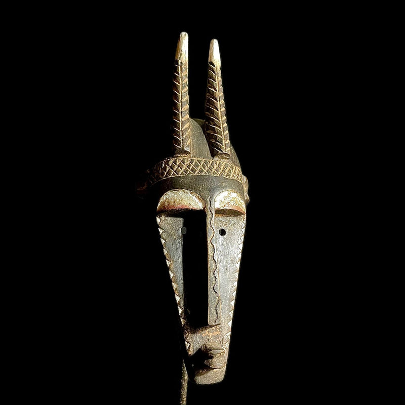 African mask Wall Hanging GURO Tribal Mask Hand Carved Bamana Kore African Mask-9412
