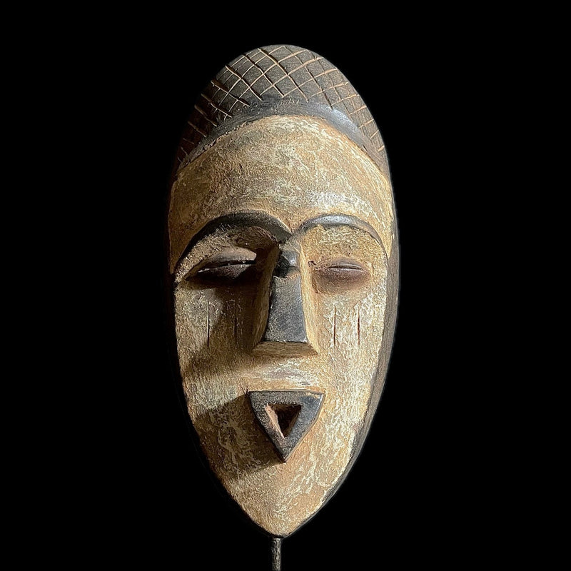 African Mask Faces Lega Mask Congo Bwami Mask Society Home Décor-9431