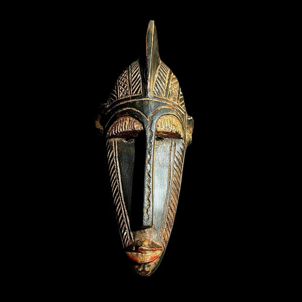 African mask antique Wall Hanging vintage masks tribal one piece Dan Bambara Mask Of Kore Mask Mali Wood Hand Carved Wall Tribal wall -9583