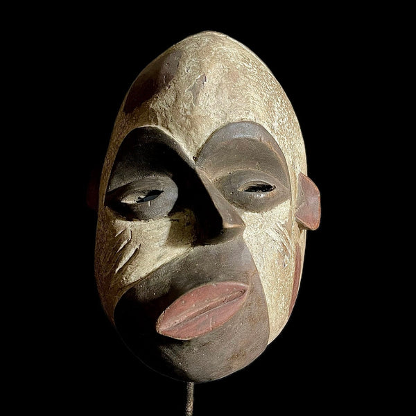 African Mask Tribal Mask For Wood Masks Hanging Art Igbo antique-9472