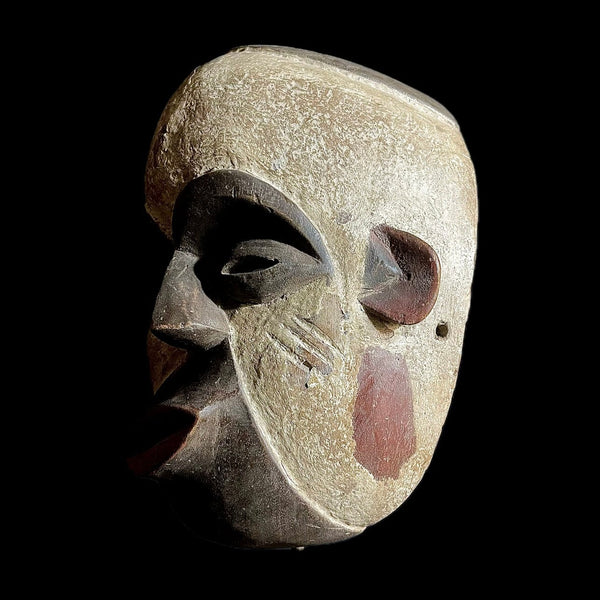 African Mask Tribal Mask For Wood Masks Hanging Art Igbo antique-9472