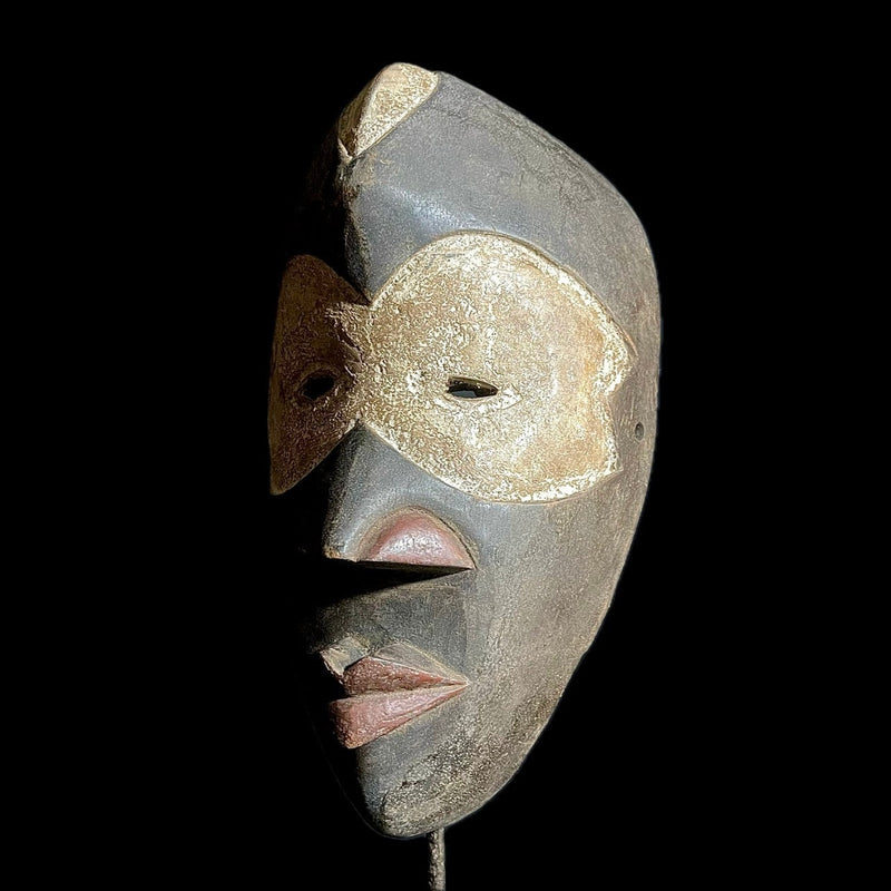 African Mask Tribal Mask For Wood Masks Hanging Art Igbo antique -9480