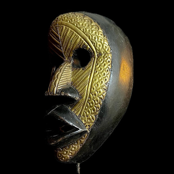 African masks antiques tribal wood mask Face Mask Hanging Dan Mask Home Décor-9667