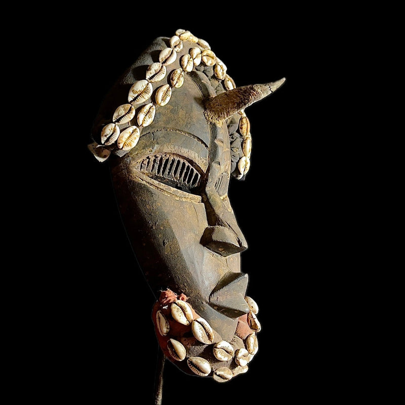 african mask without stand Dan Mask African Tribal Art -9508