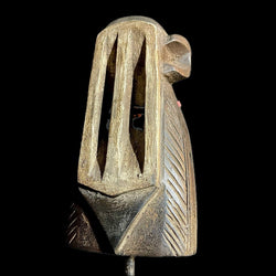African masks Handmade Mask Hand Carved Guru Mask Cote D'ivoire African-9514