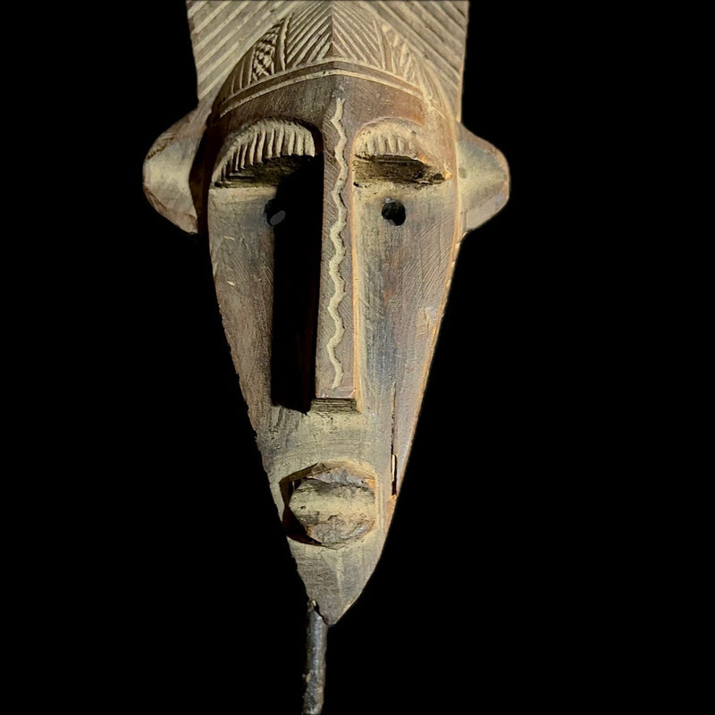 african mask one piece without stand Dan Mask African Tribal Art -9524