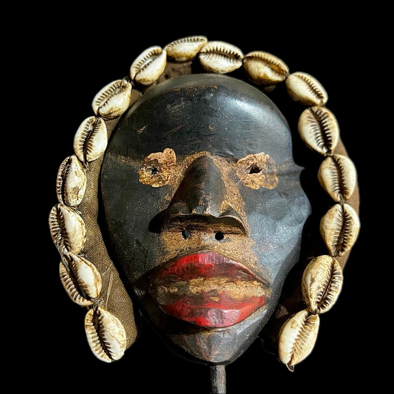 African Mask Sese Wood dan mask African Mask Hand Carved Wall Decor-9696