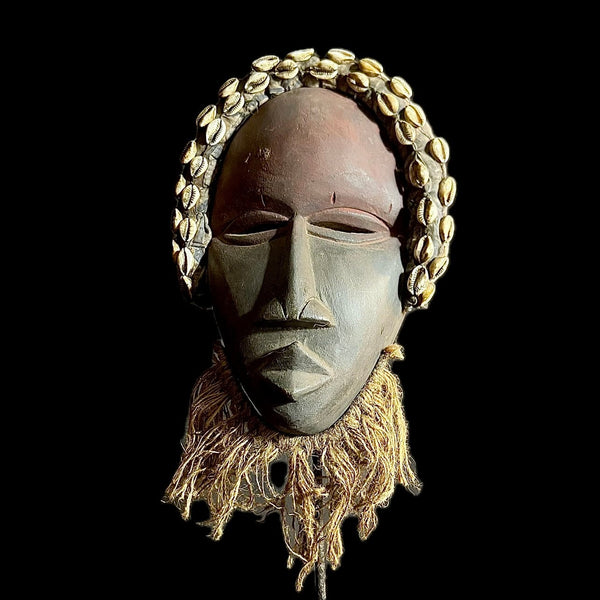 African Mask Wood Carving Tribal Mask Vintage Dan Kran Mask wood-9575