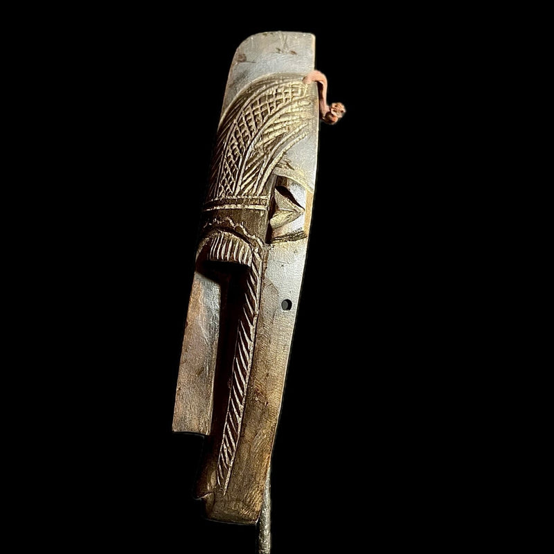 Hand Carved Bambara African Mask -9738