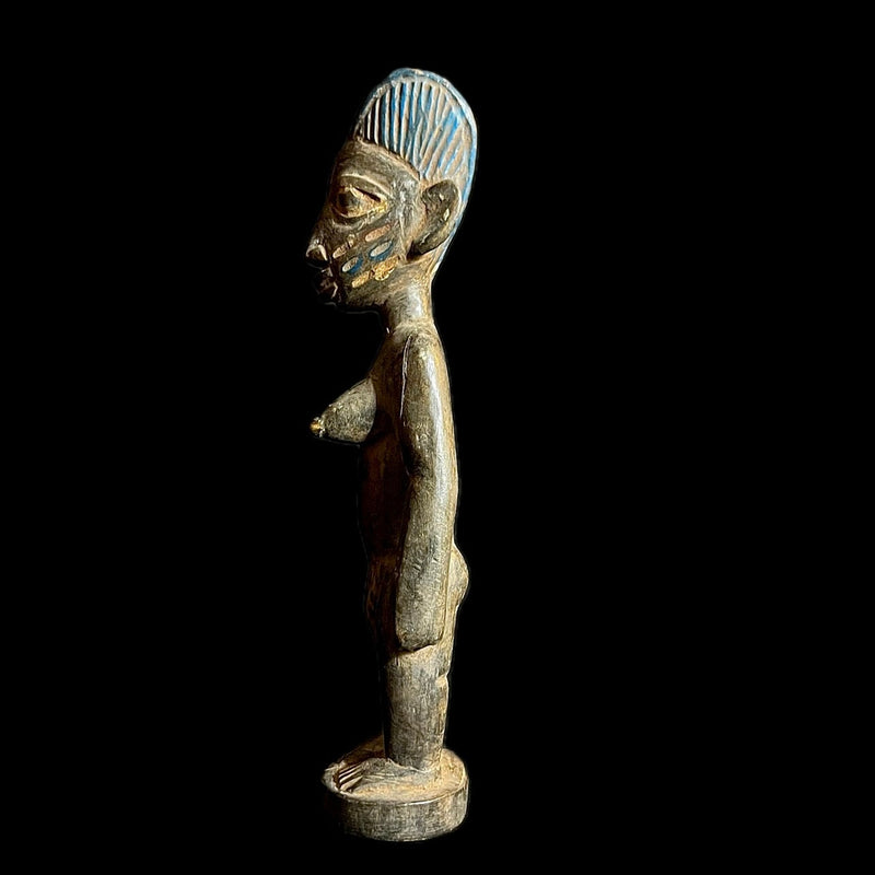 african sculpture wood fertility doll akua'ba-9758