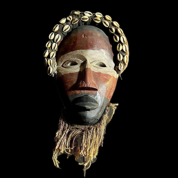 African mask Dan Déanglé Mask African Mask Wood Hand Carved Wall Tribal wall mask-9607