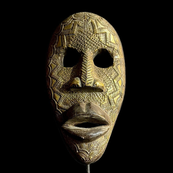 African masks antiques tribal wood mask Face Mask Hanging Dan Mask Home Décor-9662