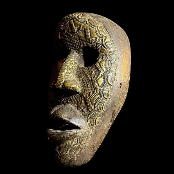 African masks antiques tribal wood mask Face Mask Hanging Dan Mask Home Décor-9662