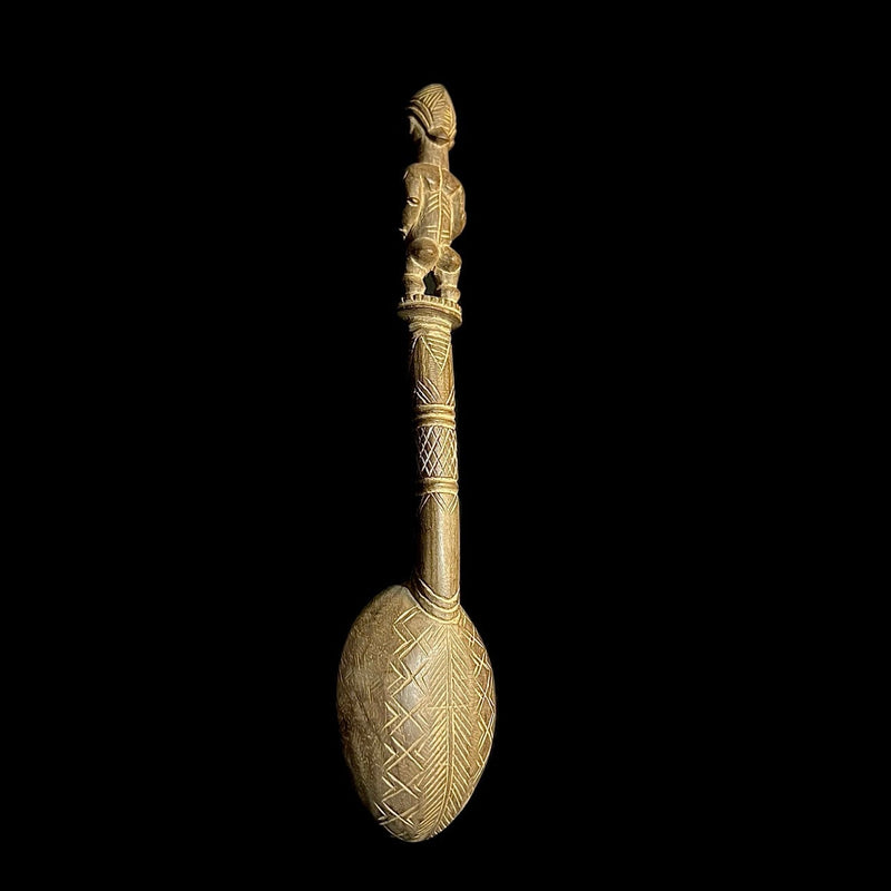 african sculpture figure african mask Ceremonial spoon 9844