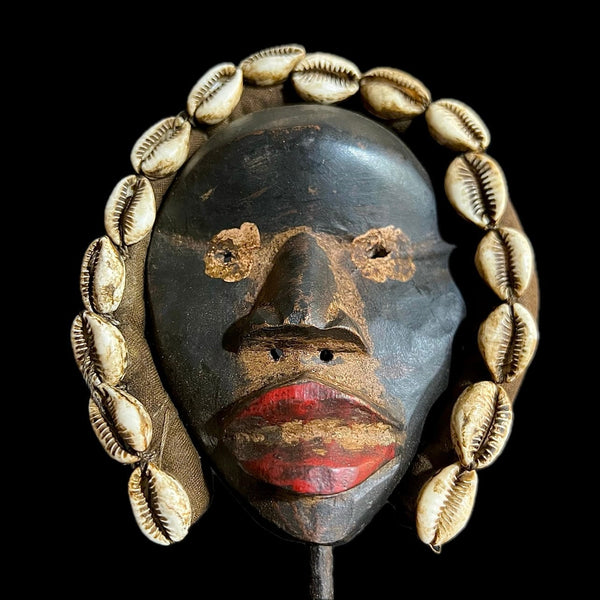 African Mask Sese Wood dan mask African Mask Hand Carved Wall Decor-9696