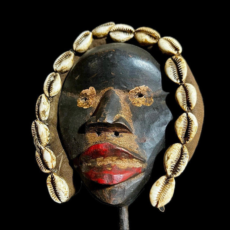 African Mask Sese Wood dan mask African Mask Hand Carved Wall Decor-9696