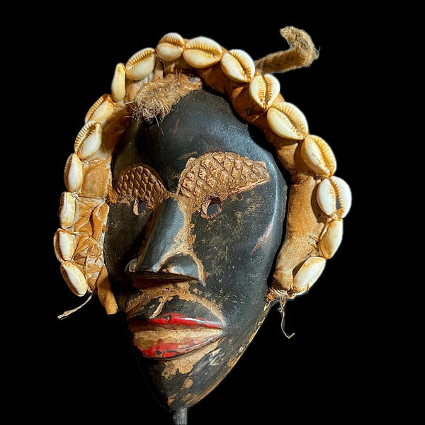 African Mask Antique Dan Home Décor-9729