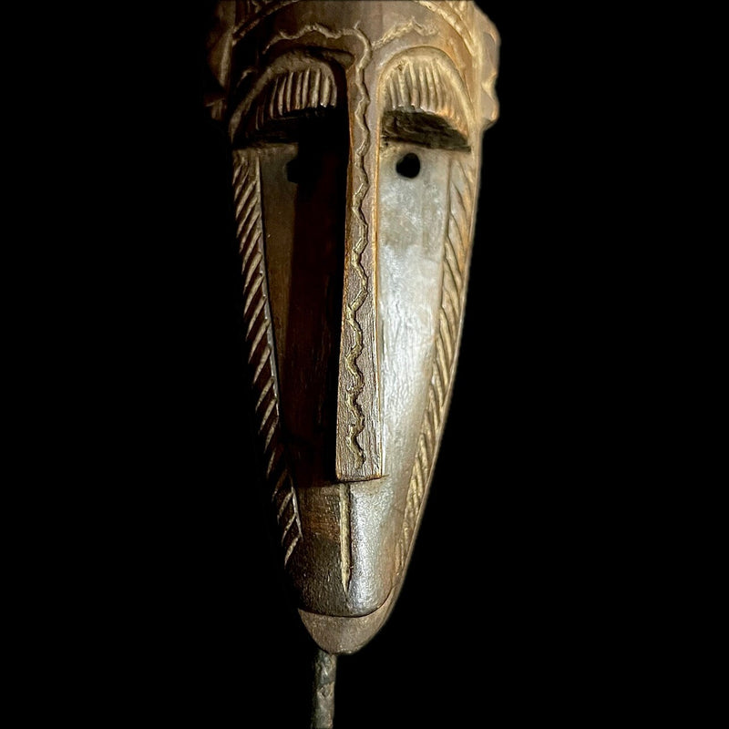 Hand Carved Bambara African Mask -9738