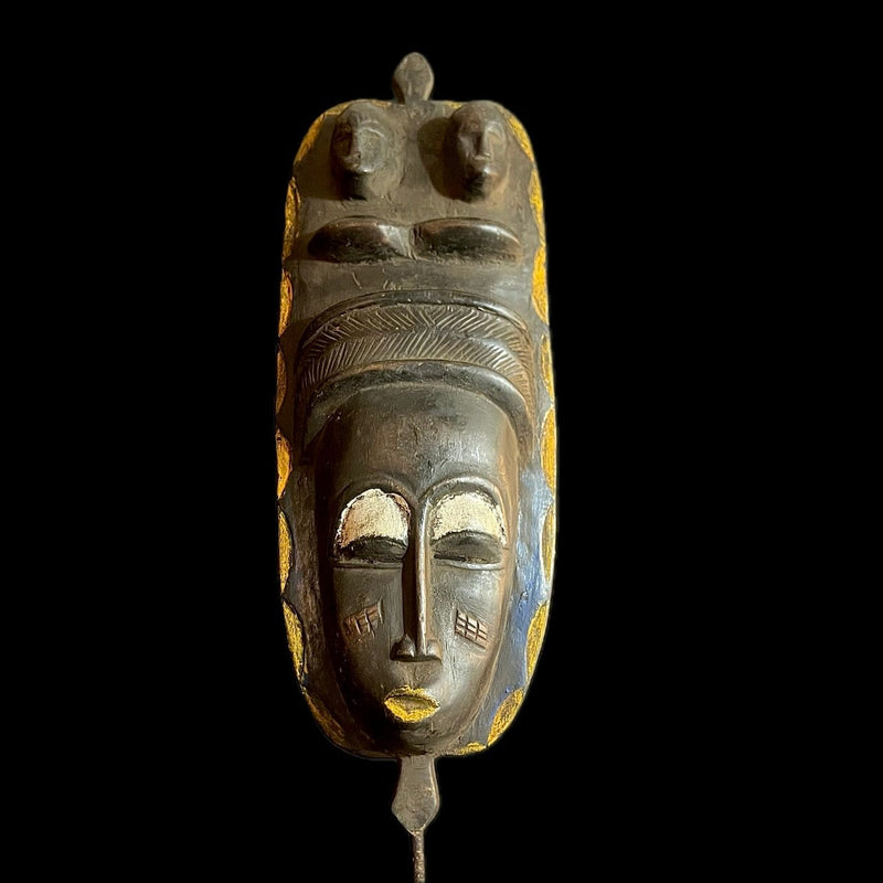 Baule Antique African Masks Home Décor-9808